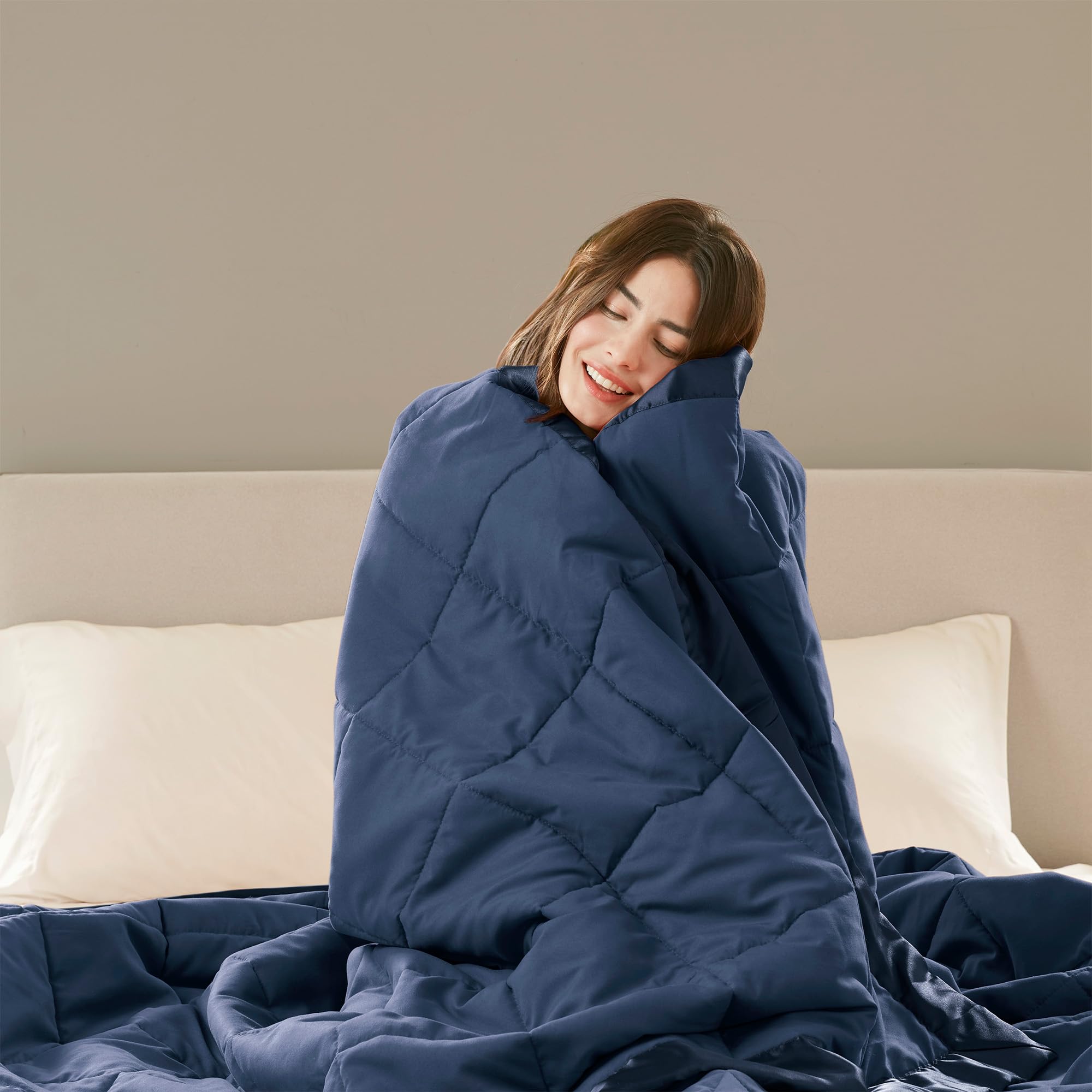 Madison Park folded blanket next to ruler to show the 90x68 size and generous twin coverage