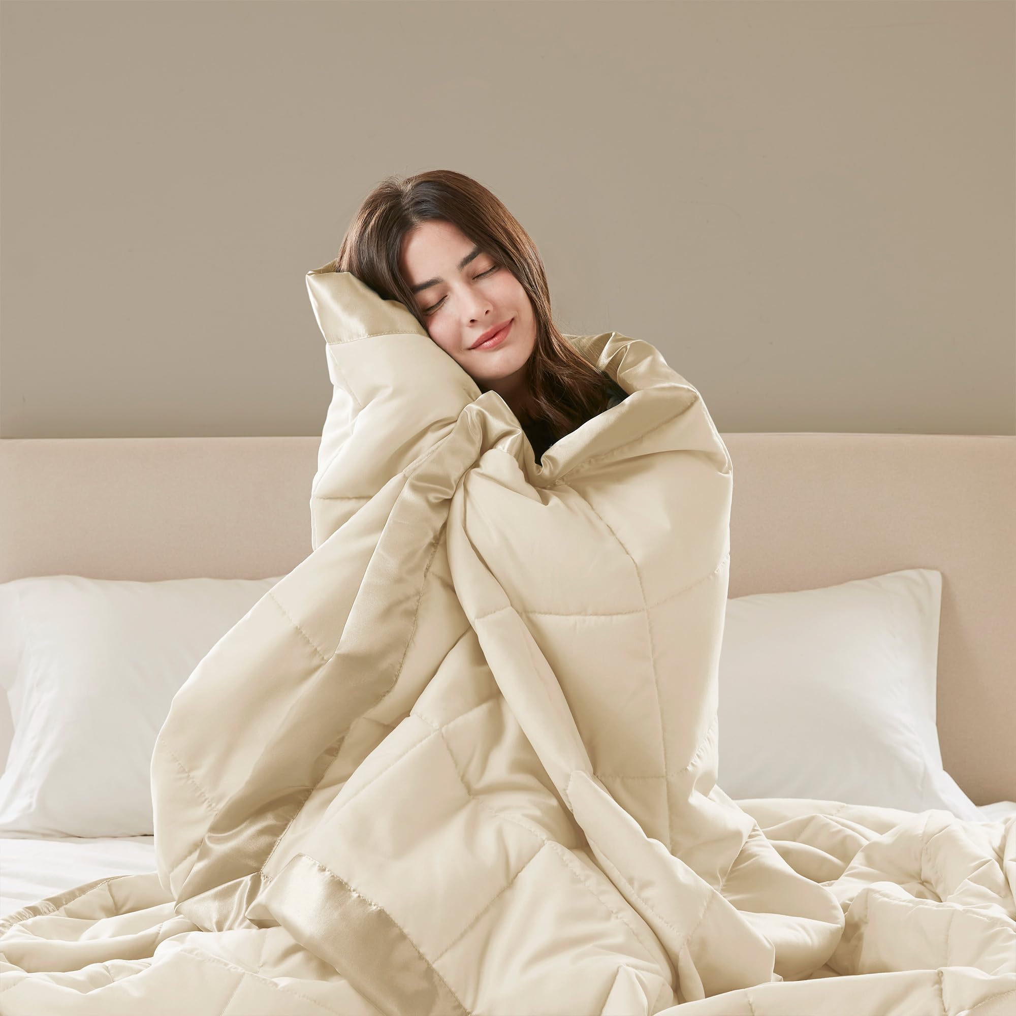 Madison Park blanket in use with person reading showing cozy comfort