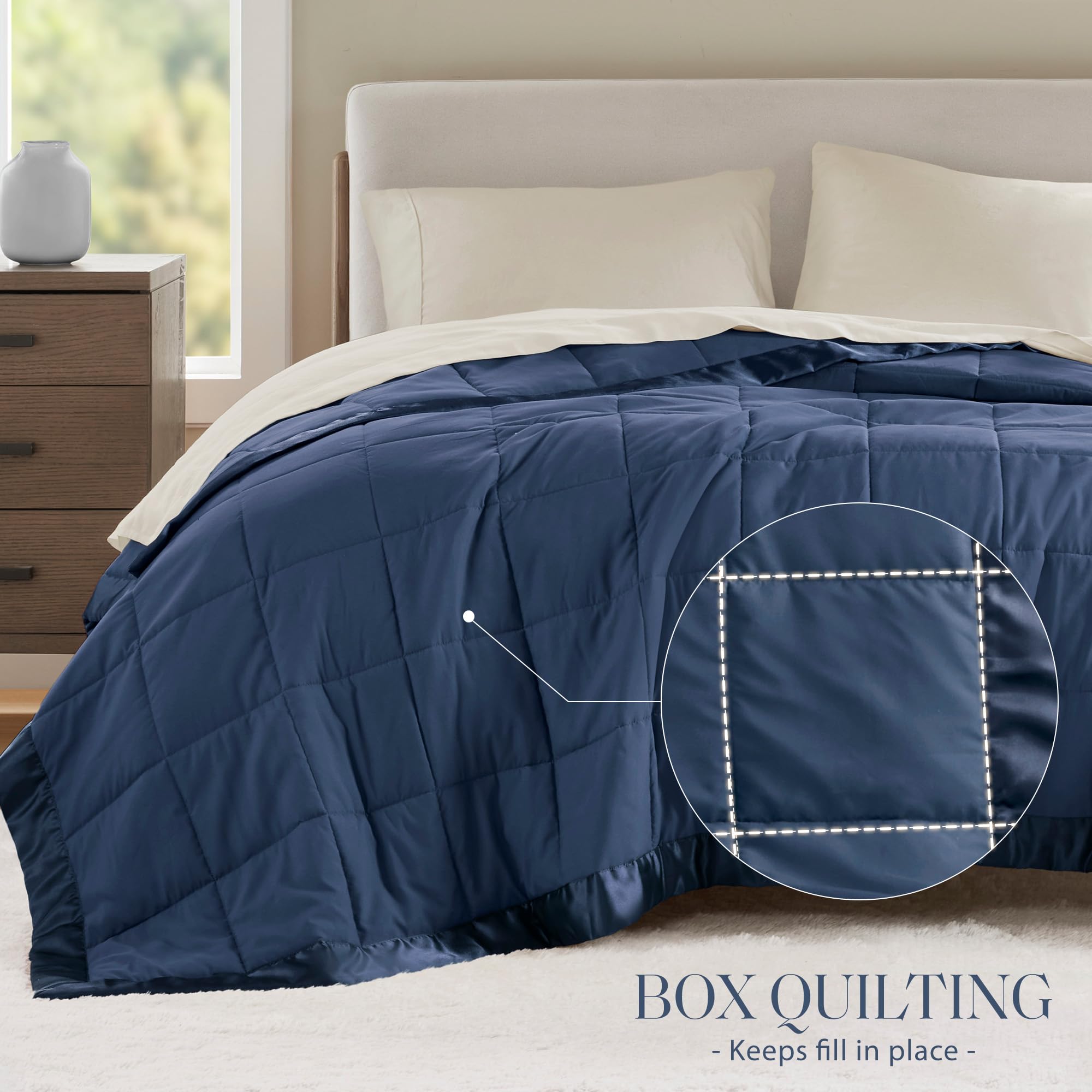 Madison Park quilting texture detail highlighting soft loft and comfortable touch