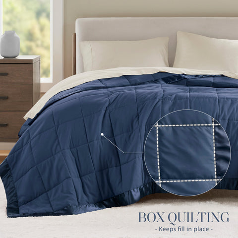 Madison Park quilting texture detail highlighting soft loft and comfortable touch