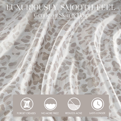 Madison Park satin fabric sheen close-up showing silky finish and reduced friction benefit
