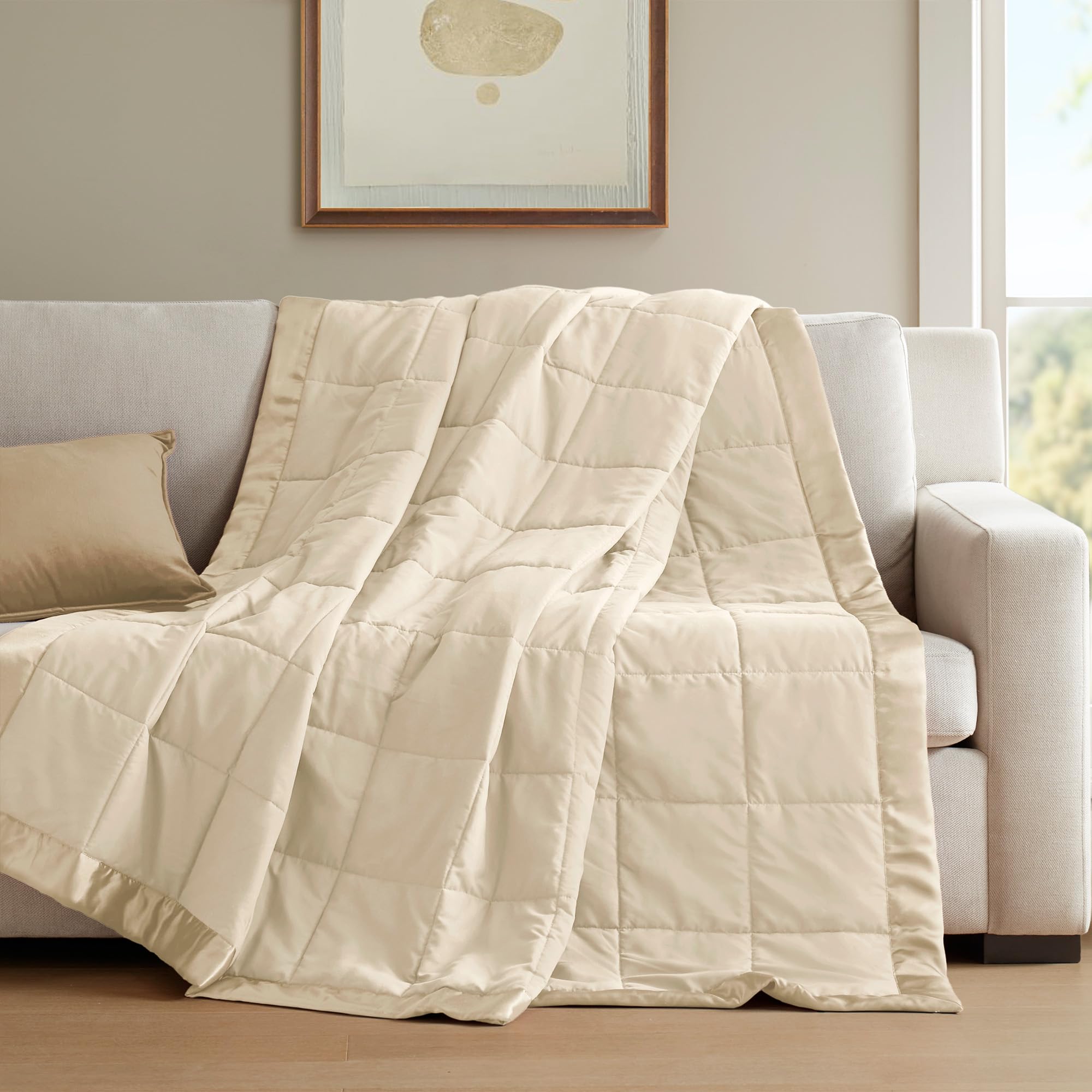 Madison Park folded blanket on bed illustrating coverage and layering