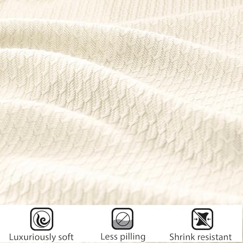 Madison Park folded blanket on bed illustrating generous 90x90 size and neat layering