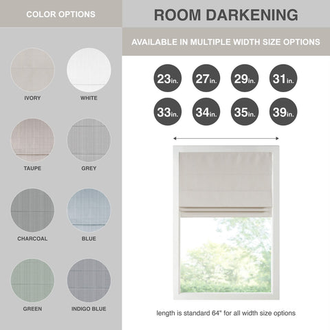 Madison Park installed inside mount demonstrating tailored fit and room darkening