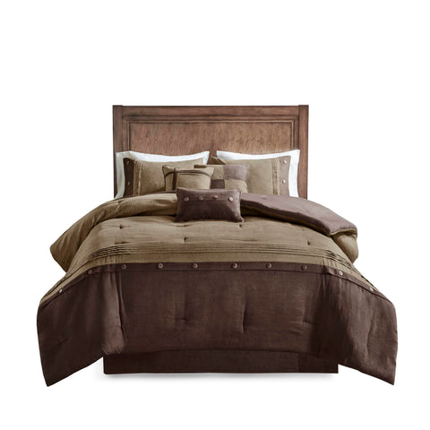 Madison Park king shams front detail enhancing coordinated bed styling