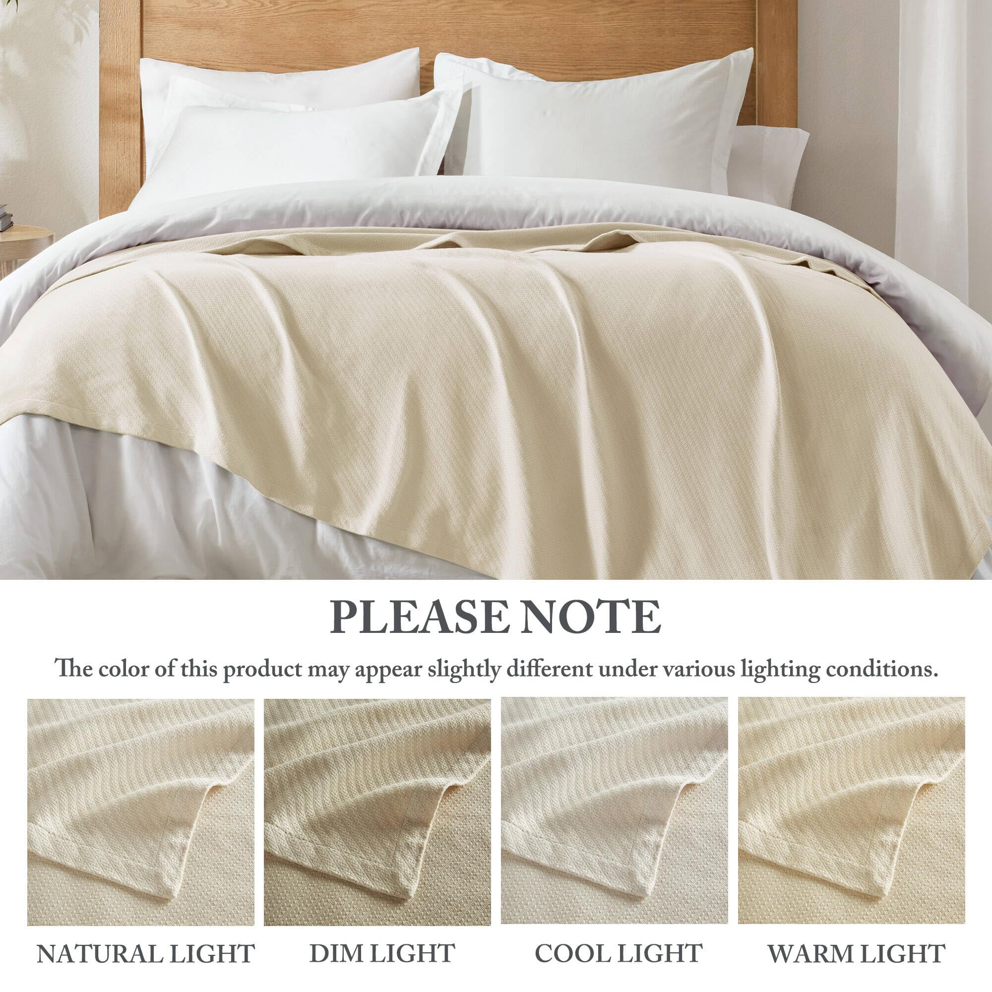 Madison Park hands feeling fabric demonstrating silky tactile comfort