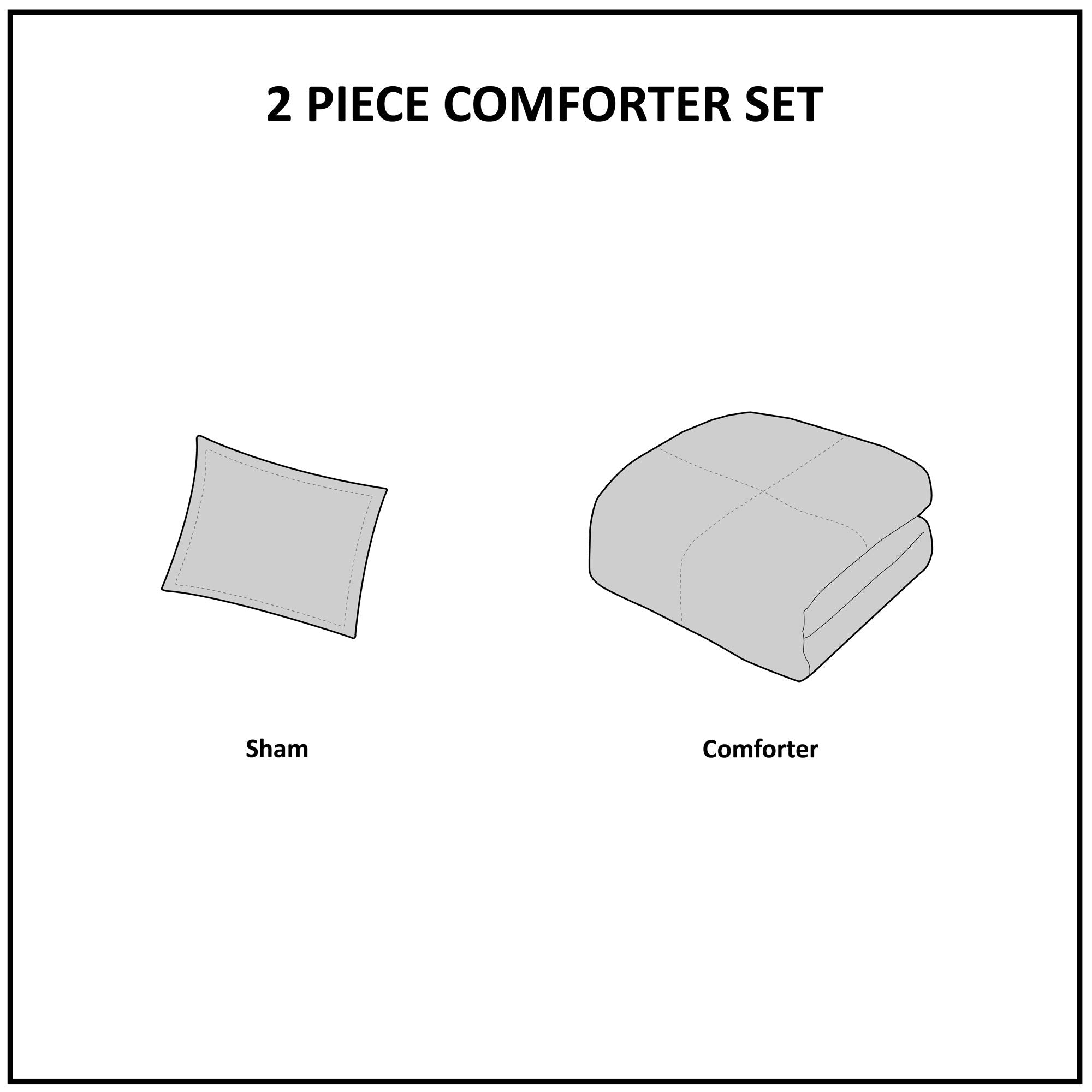 Madison Park vacuum-packed rolled set for easy dorm or moving transport