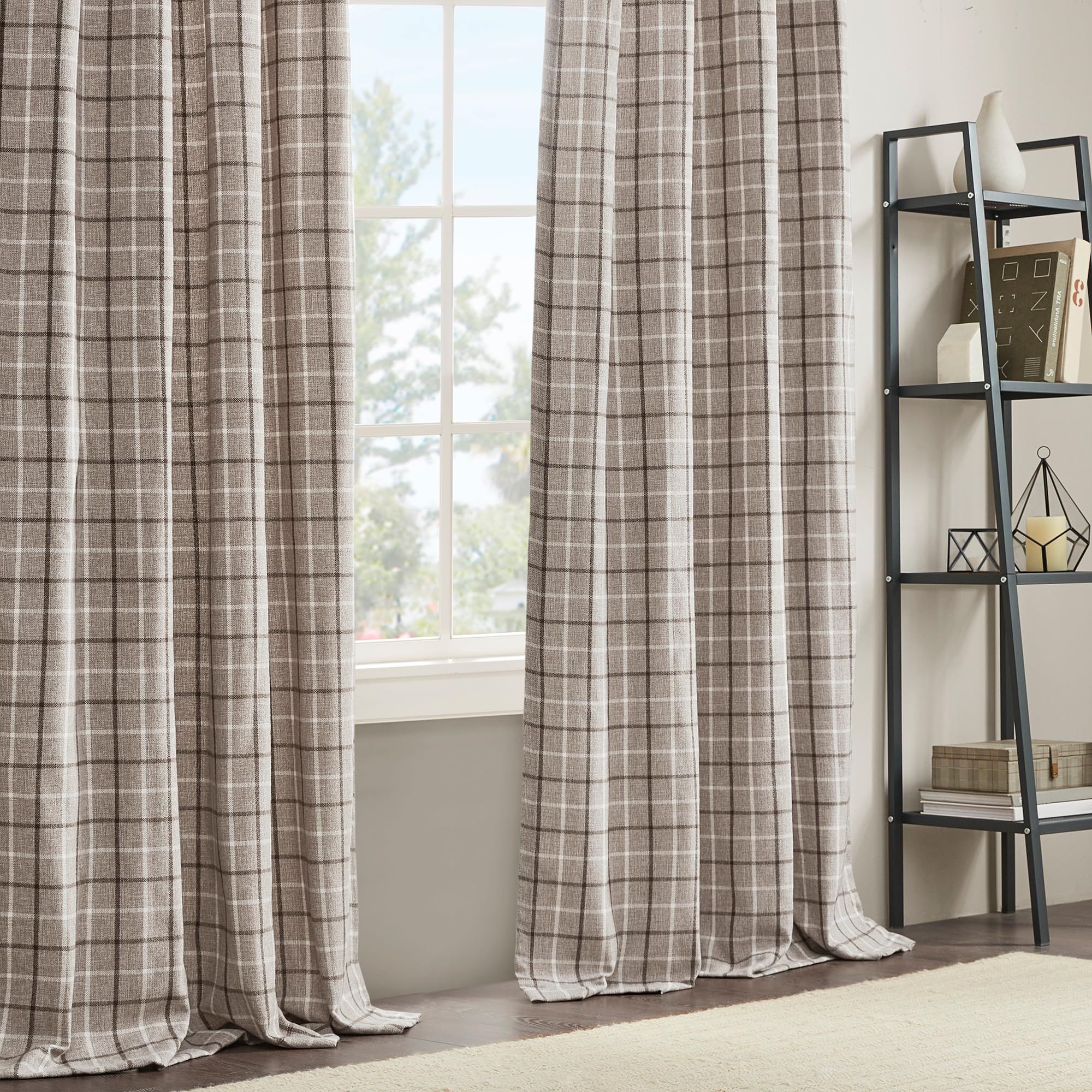 Madison Park curtains filtering daylight for softer room lighting
