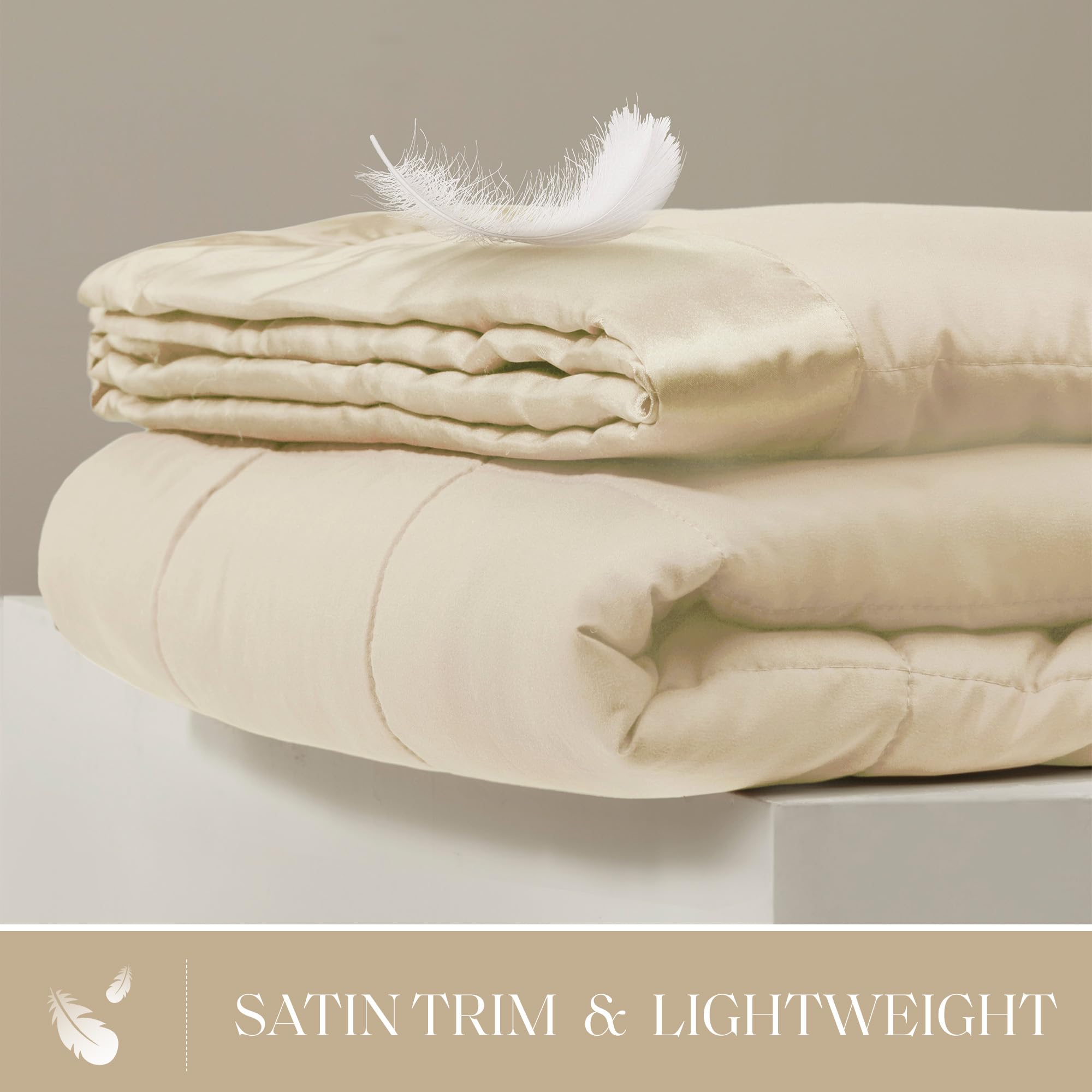 Madison Park satin trim close-up highlighting refined edge and sheen