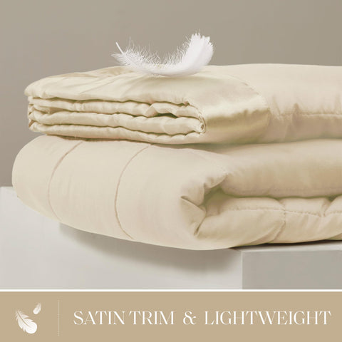 Madison Park satin trim close-up highlighting refined edge and sheen