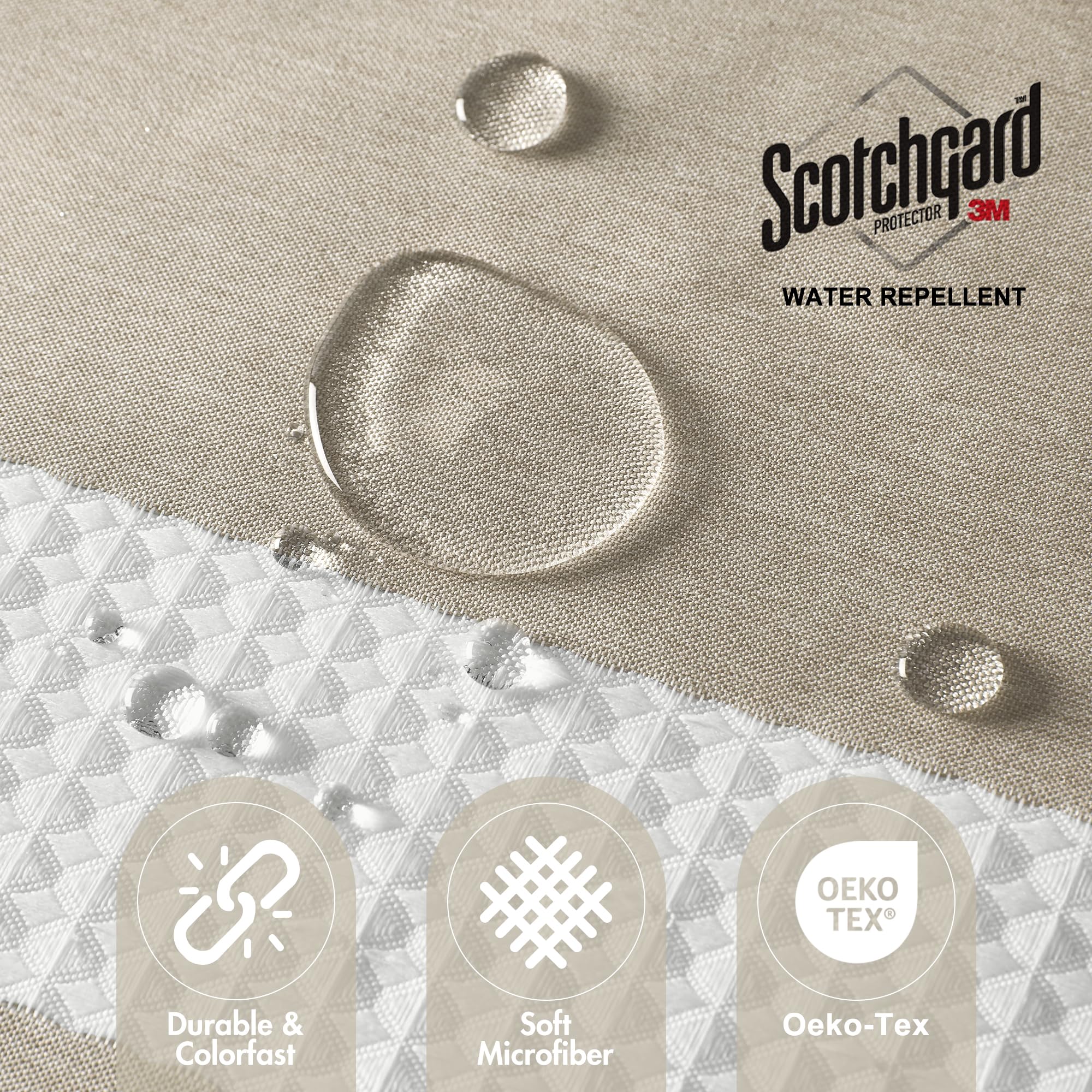 Madison Park close-up of waffle weave texture highlights tactile depth and quality