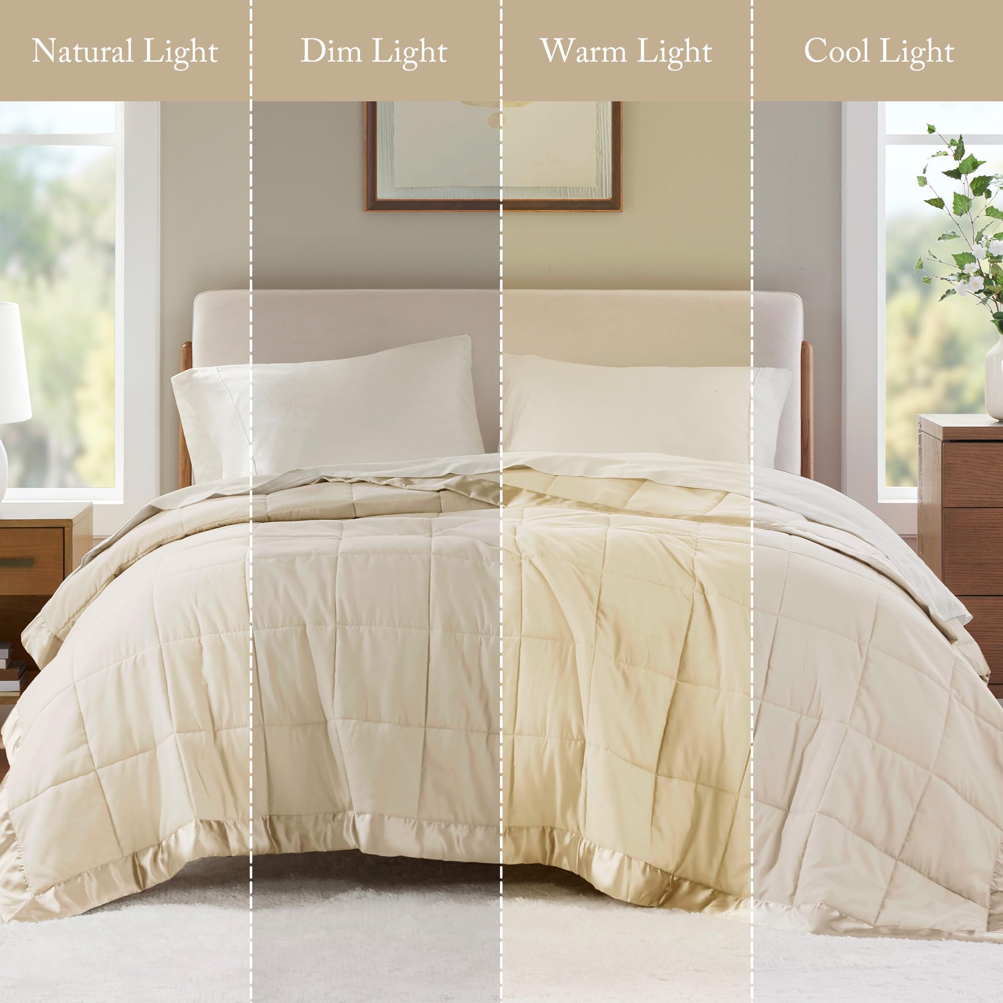 Madison Park styled bedroom with blanket showing elegant decor impact