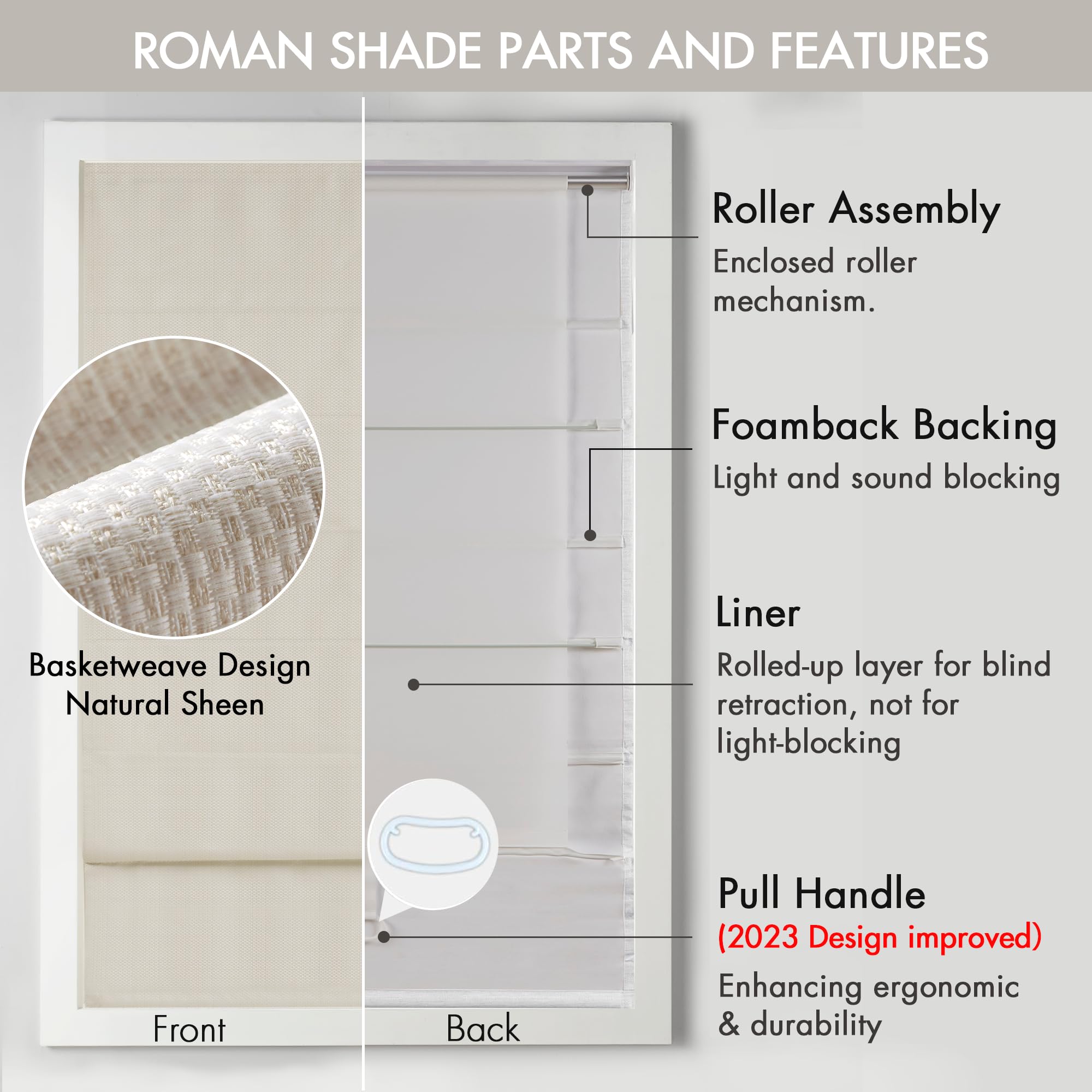 Madison Park thermal foam backing view demonstrating light reduction and insulation