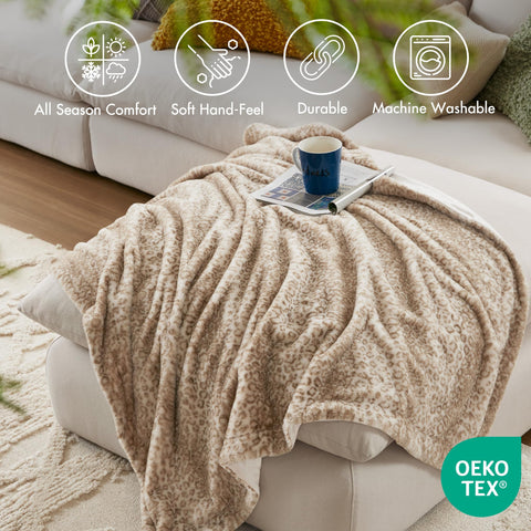 Madison Park throw corner label and stitching showing quality and durable finish