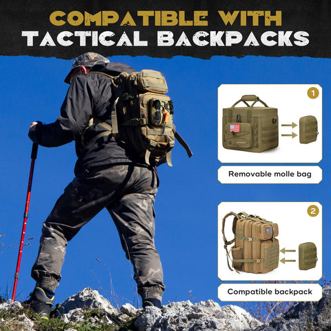 Maelstrom adjustable shoulder straps and handle showing comfortable carrying and load support