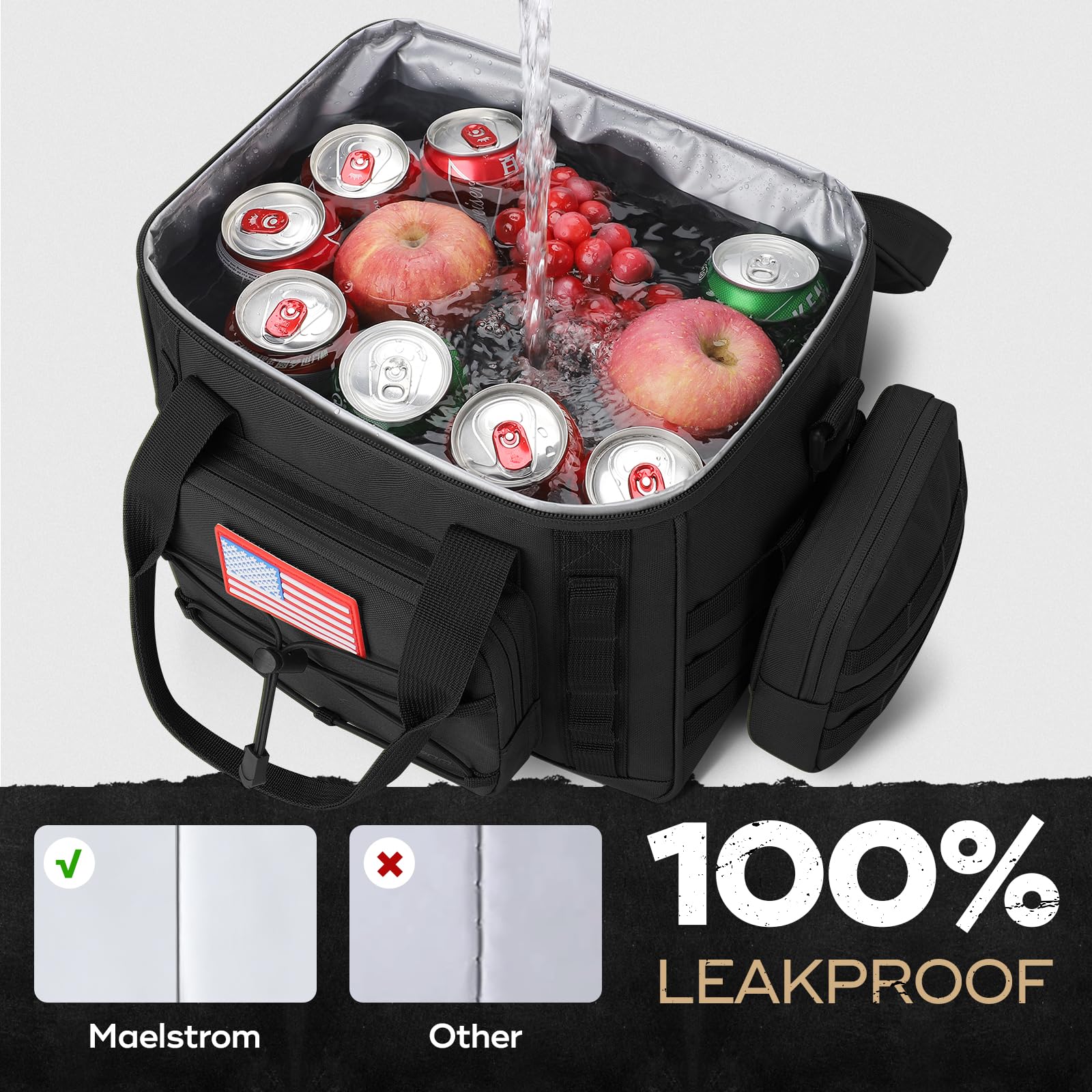 Maelstrom detachable MOLLE pouch attached for modular tool storage and easy access