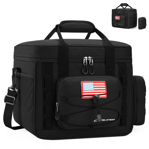 Maelstrom front view showing strap and quick-access pockets for organized carrying benefit