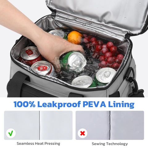 Maelstrom interior PEVA lining close-up showing leakproof easy-clean benefit