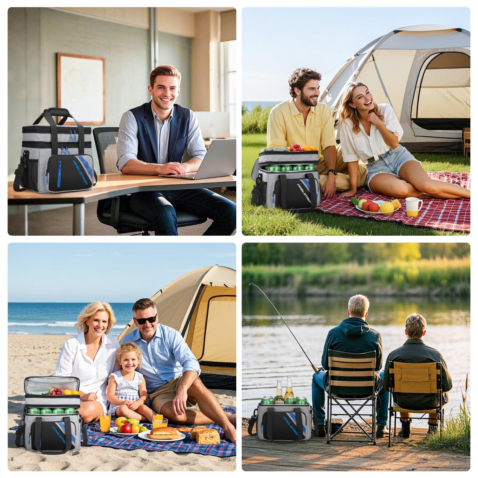Maelstrom on picnic blanket showing everyday outdoor meal enjoyment benefit