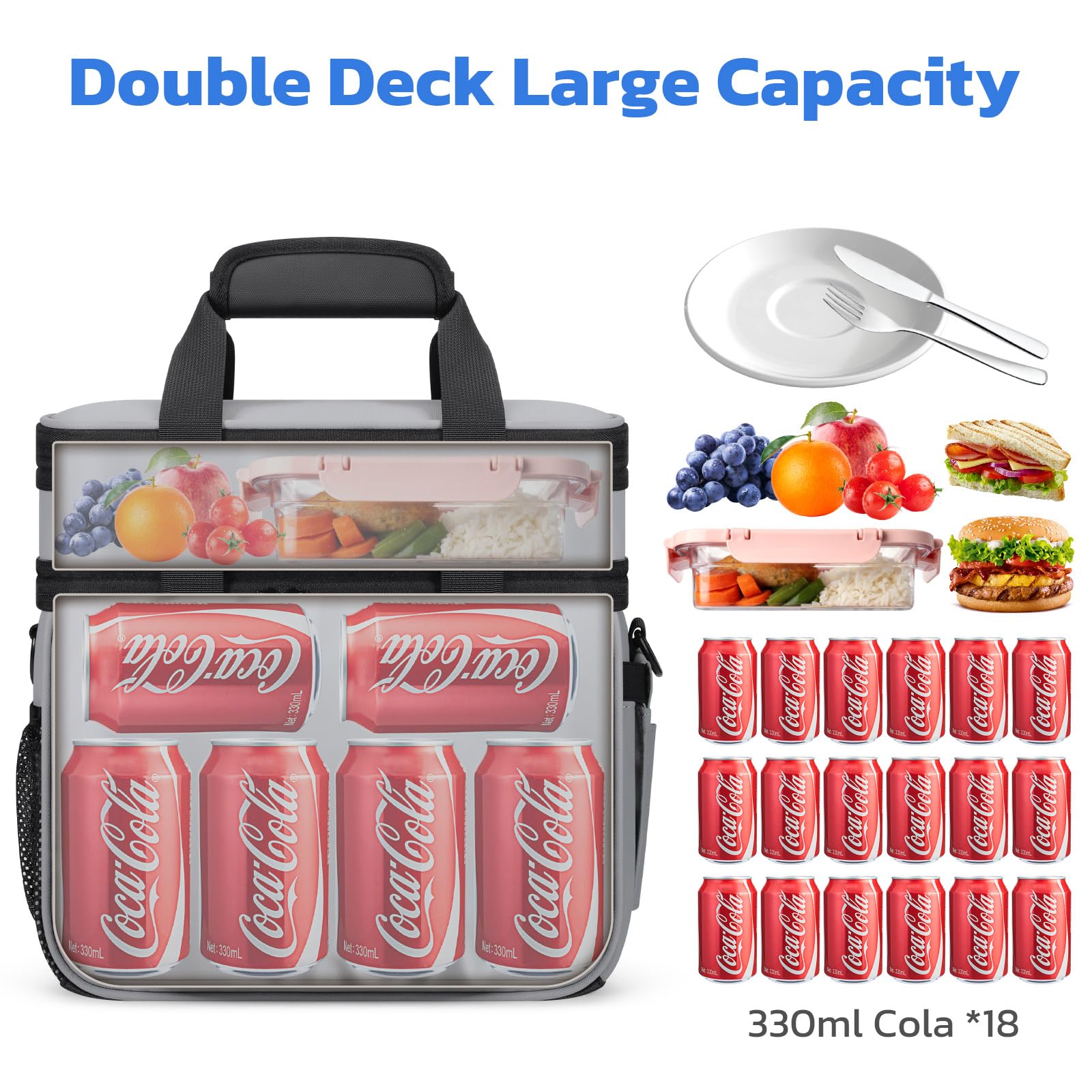 Maelstrom side pocket holding tissue and thermos showing quick-access benefit