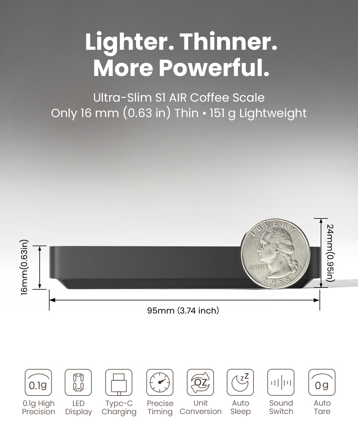 Maestri House S1 Air USB-C port and cable illustrating fast rechargeable convenience