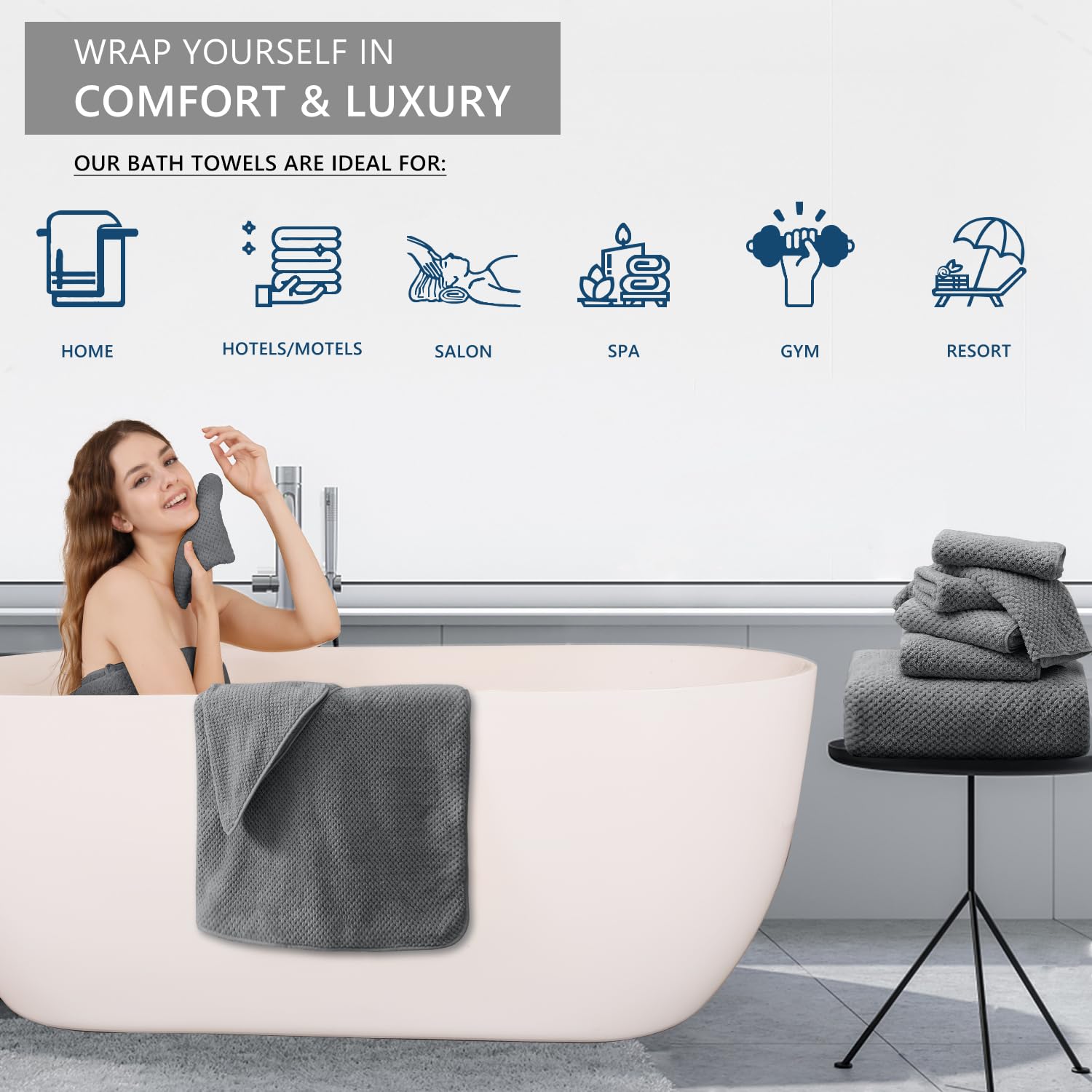 MAGGEA laid flat to display full dimensions and generous coverage benefit
