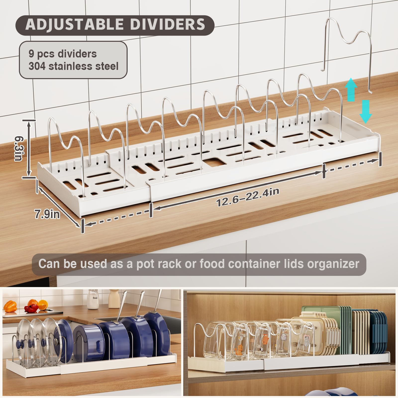 Magheo closeup ABS base texture protecting cookware finishes