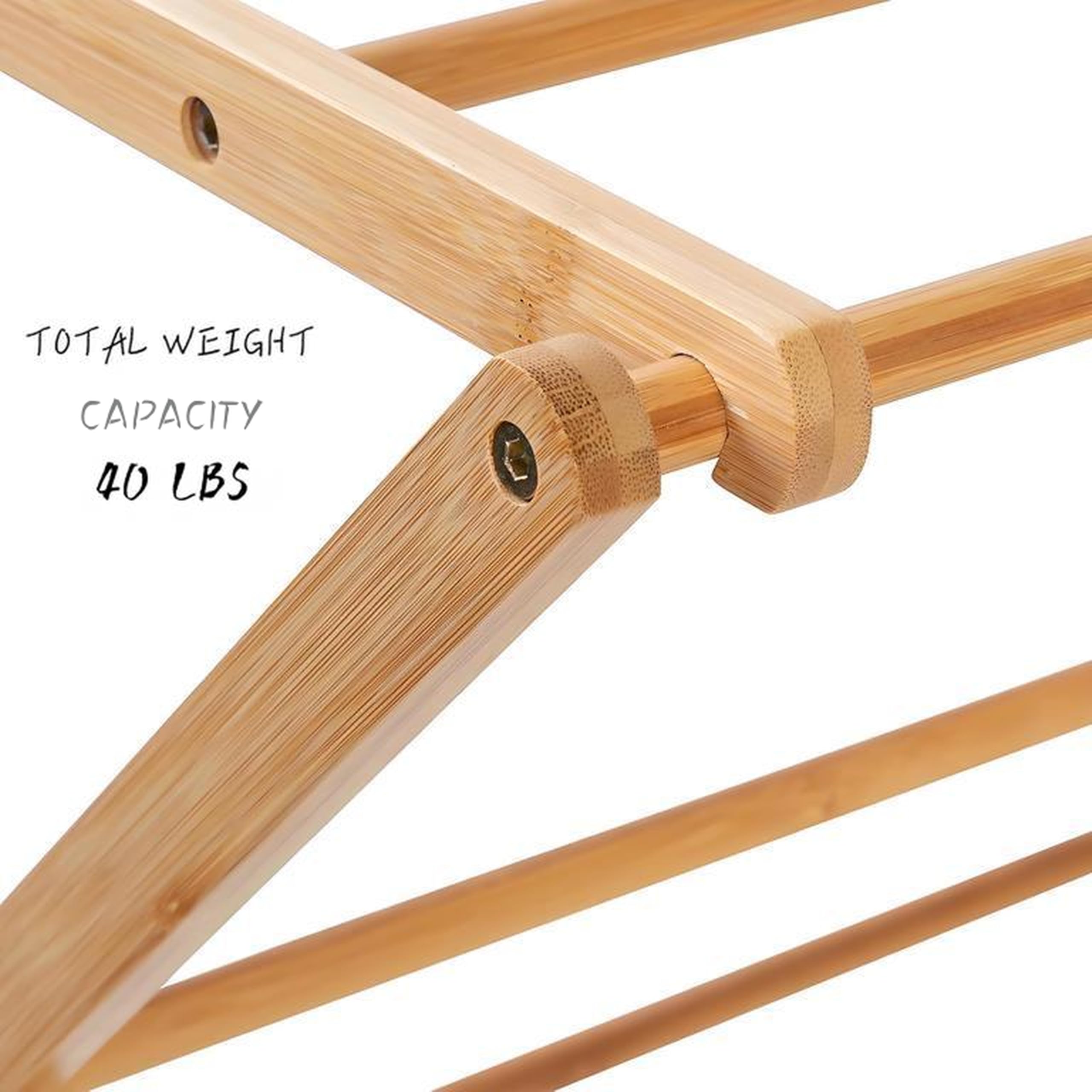 MAGIC BAMBOO rail detail showing stable construction for wet items