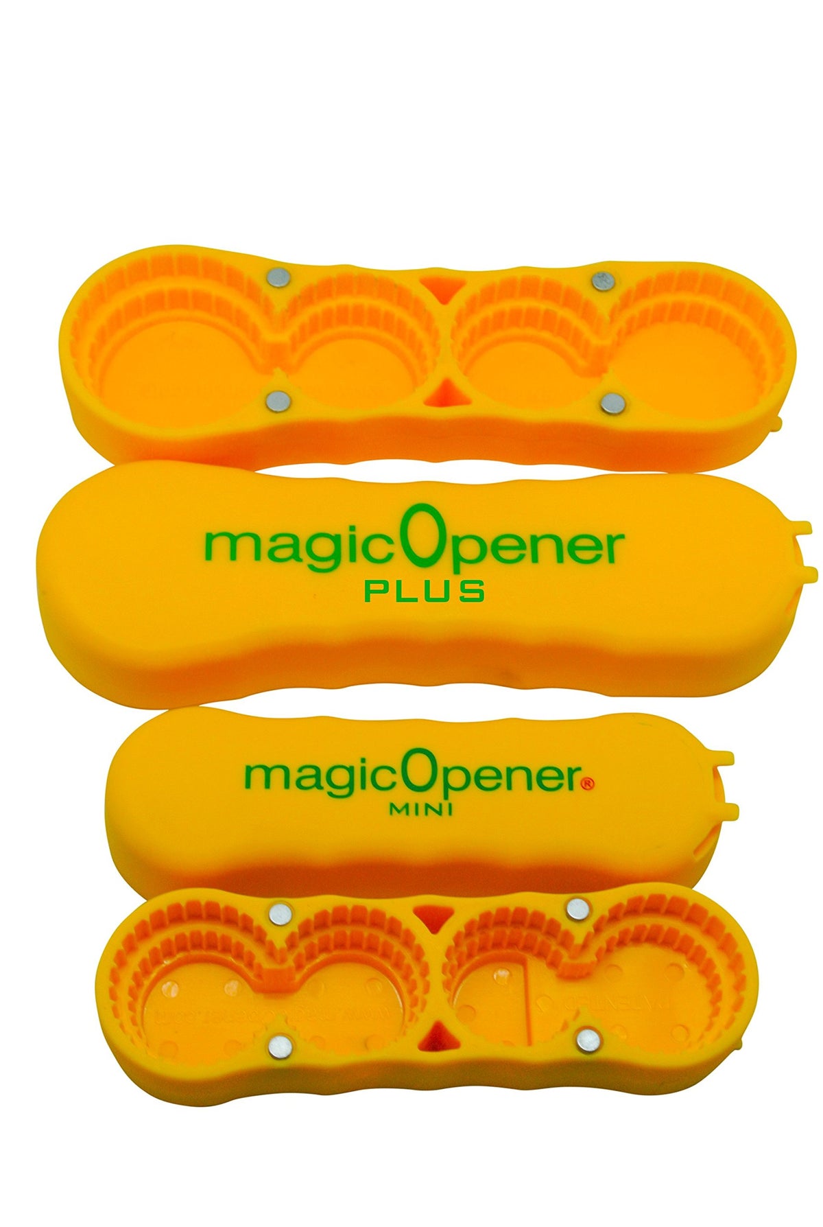 magic Opener front packaging shows two-piece combo and storage benefit