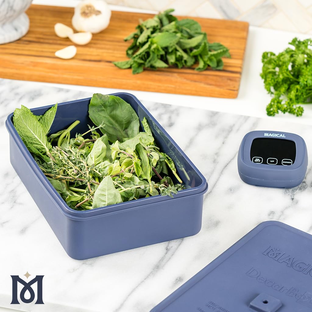 MAGICAL BUTTER DecarBox loaded in dishwasher demonstrating easy-clean convenience