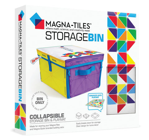 MAGNA-TILES front packaging showing colorful graphics and easy identification benefit