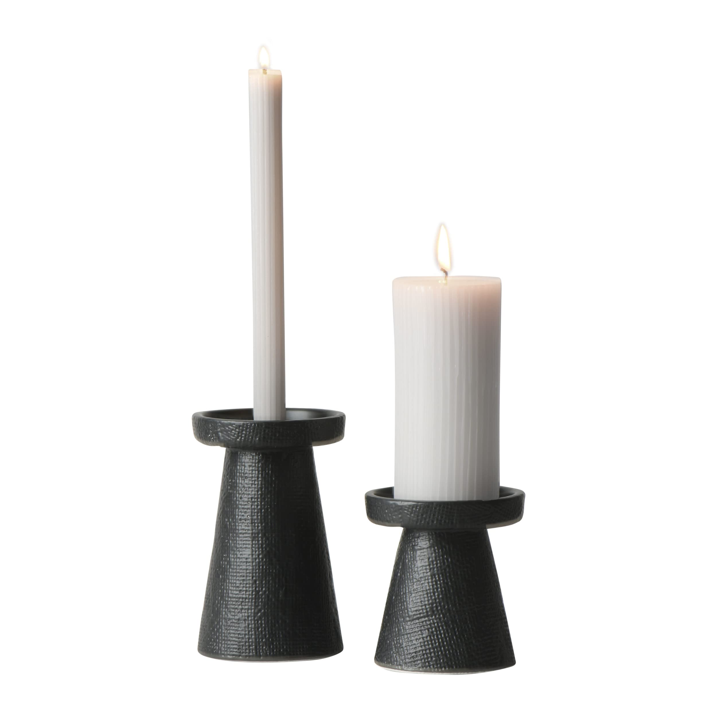Main + Mesa pedestal and 1-inch opening detail showing how candles seat