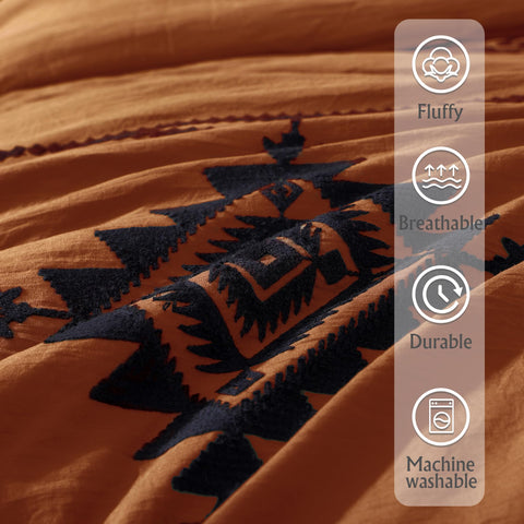 MaiRêve staged bedroom with comforter set offers cozy lifestyle styling