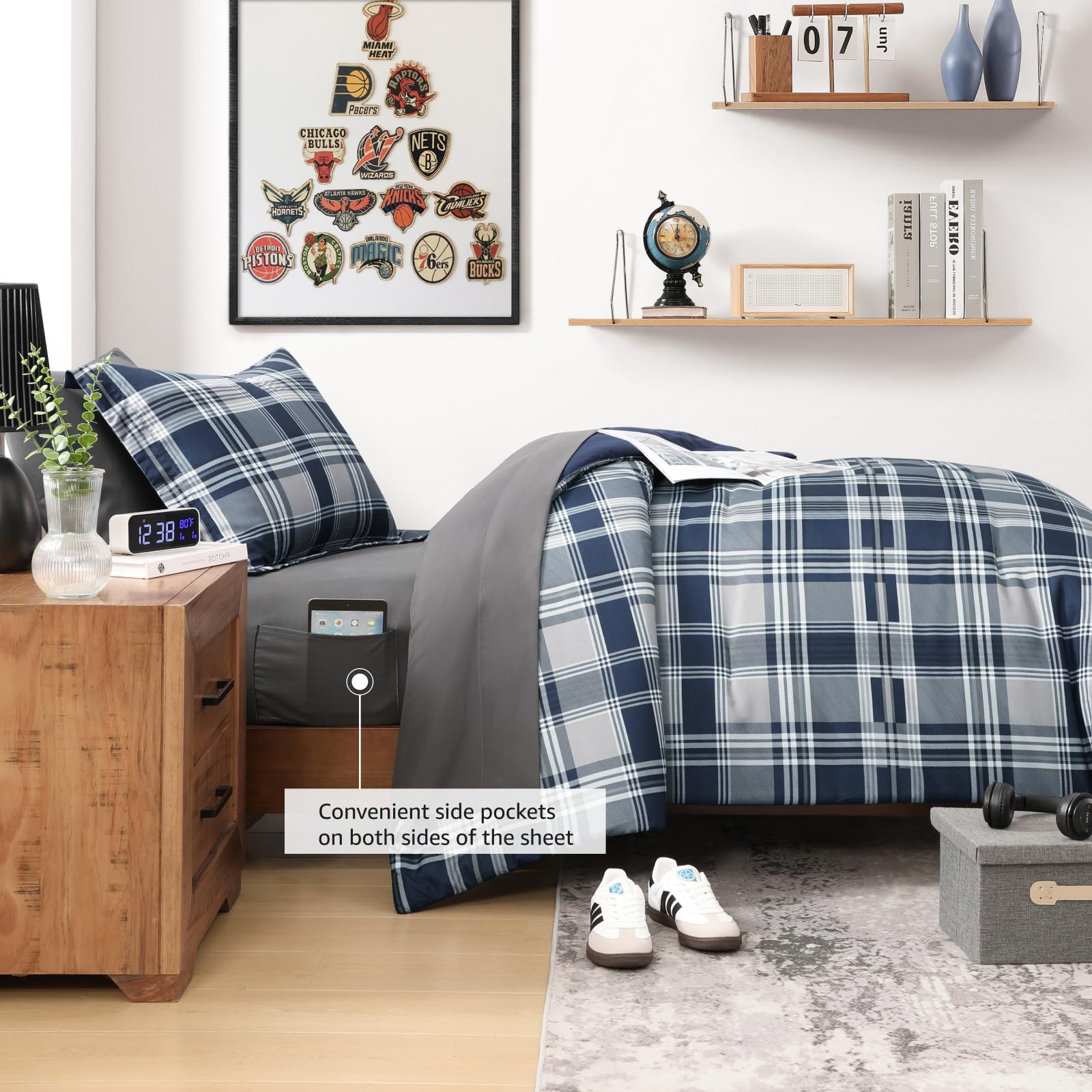 MaiRêve staged in a dorm room showing neat bed setup and space-saving benefit