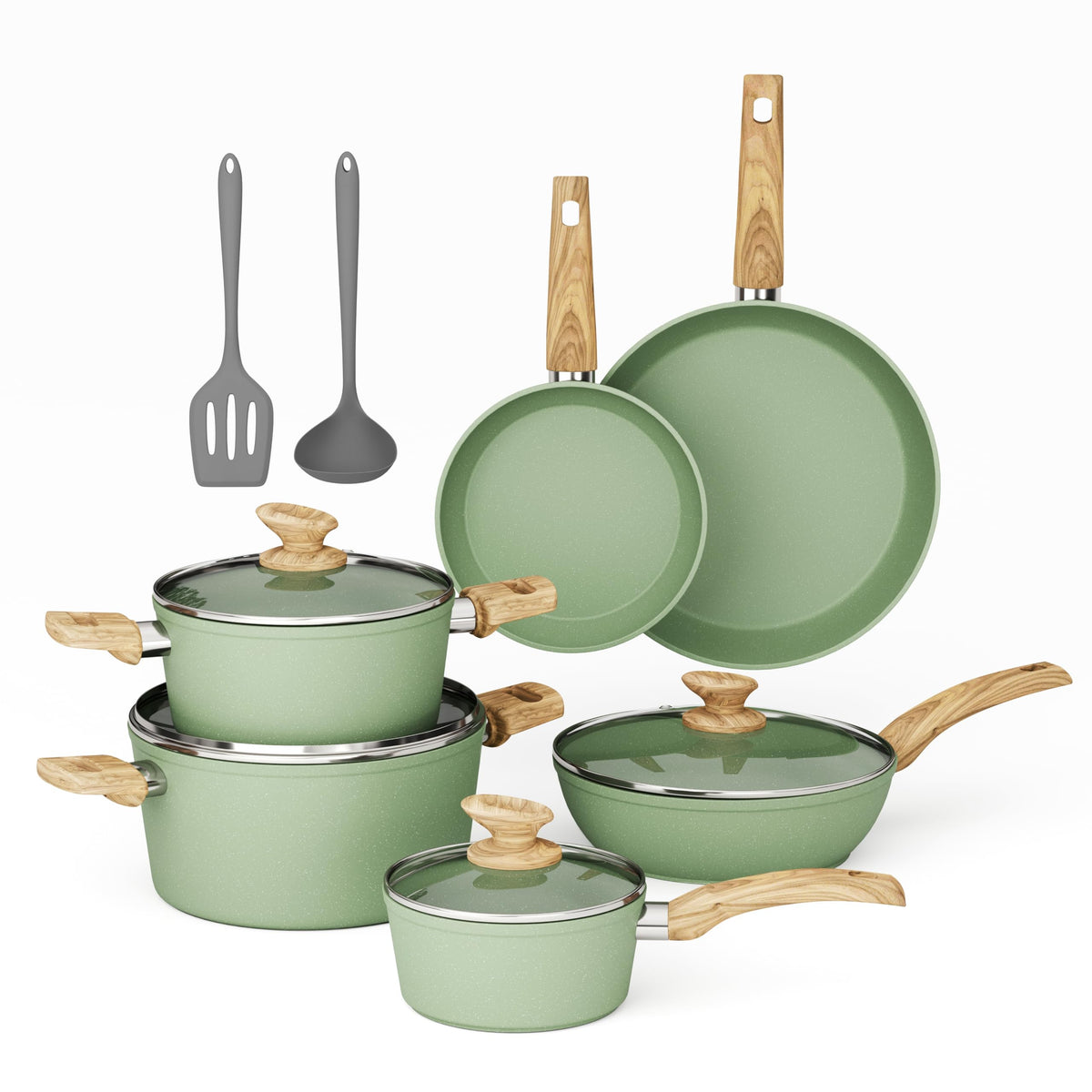MAISON ARTS front view of full 12-piece set showing included pieces and value