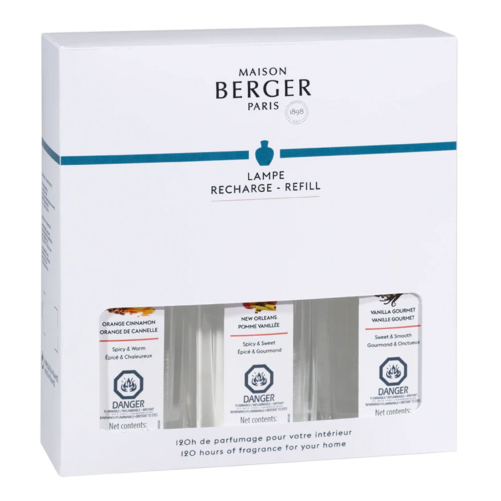 MAISON BERGER Vanilla Gourmet bottle label close-up highlighting gourmand notes