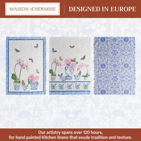 Maison d' Hermine close-up of cotton texture showing absorbency and softness