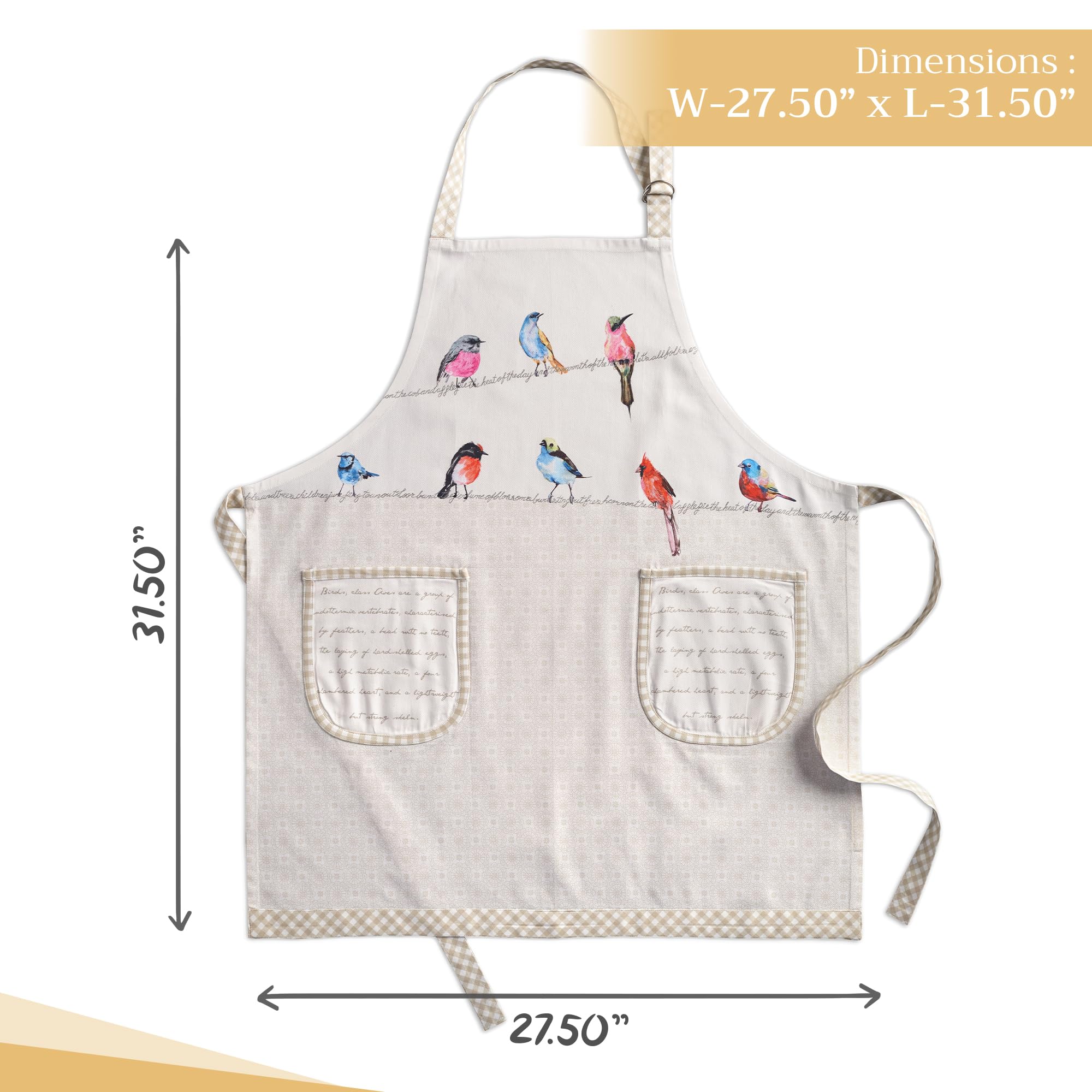 Maison d' Hermine adjustable neck strap detail showing customizable fit benefit