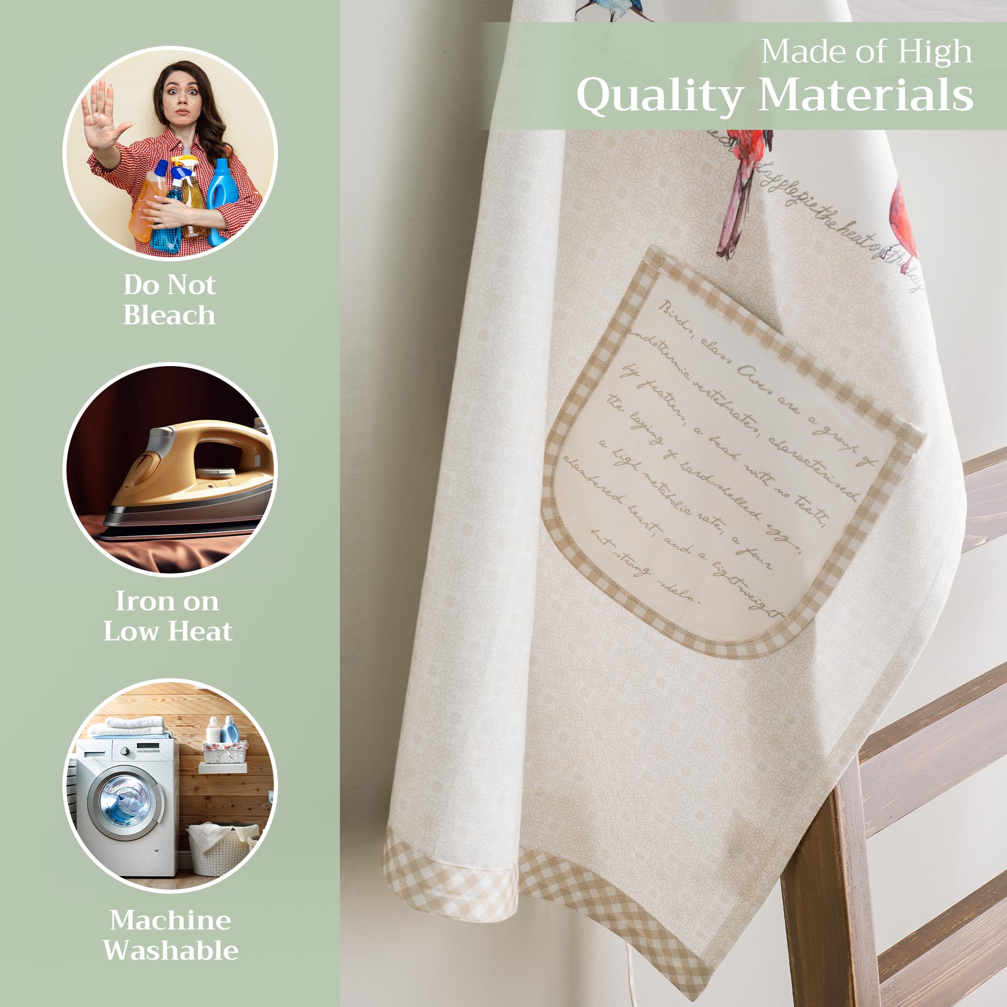 Maison d' Hermine cotton fabric texture showing soft breathable material benefit