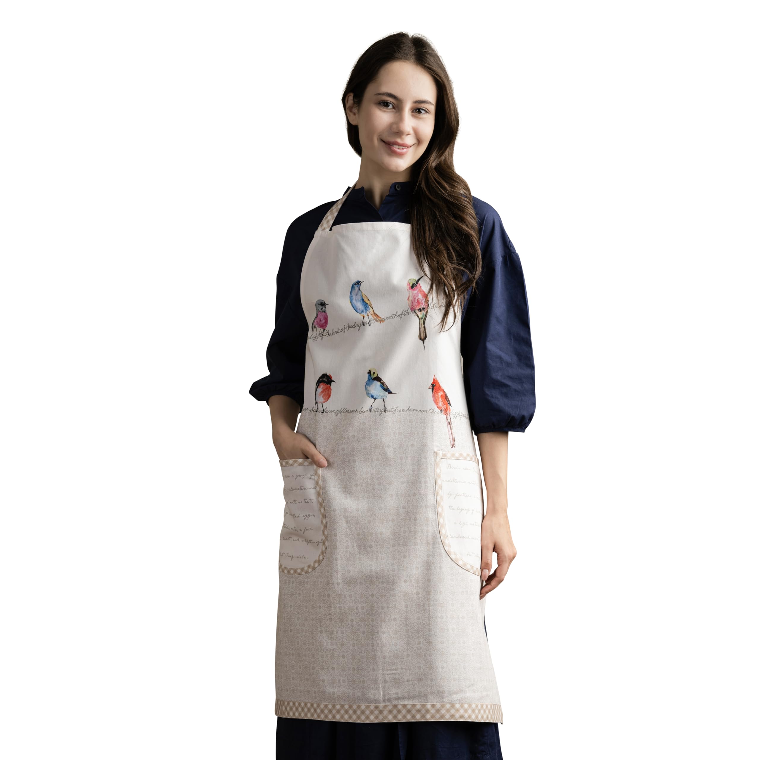 Maison d' Hermine front apron view showing full coverage and design benefit