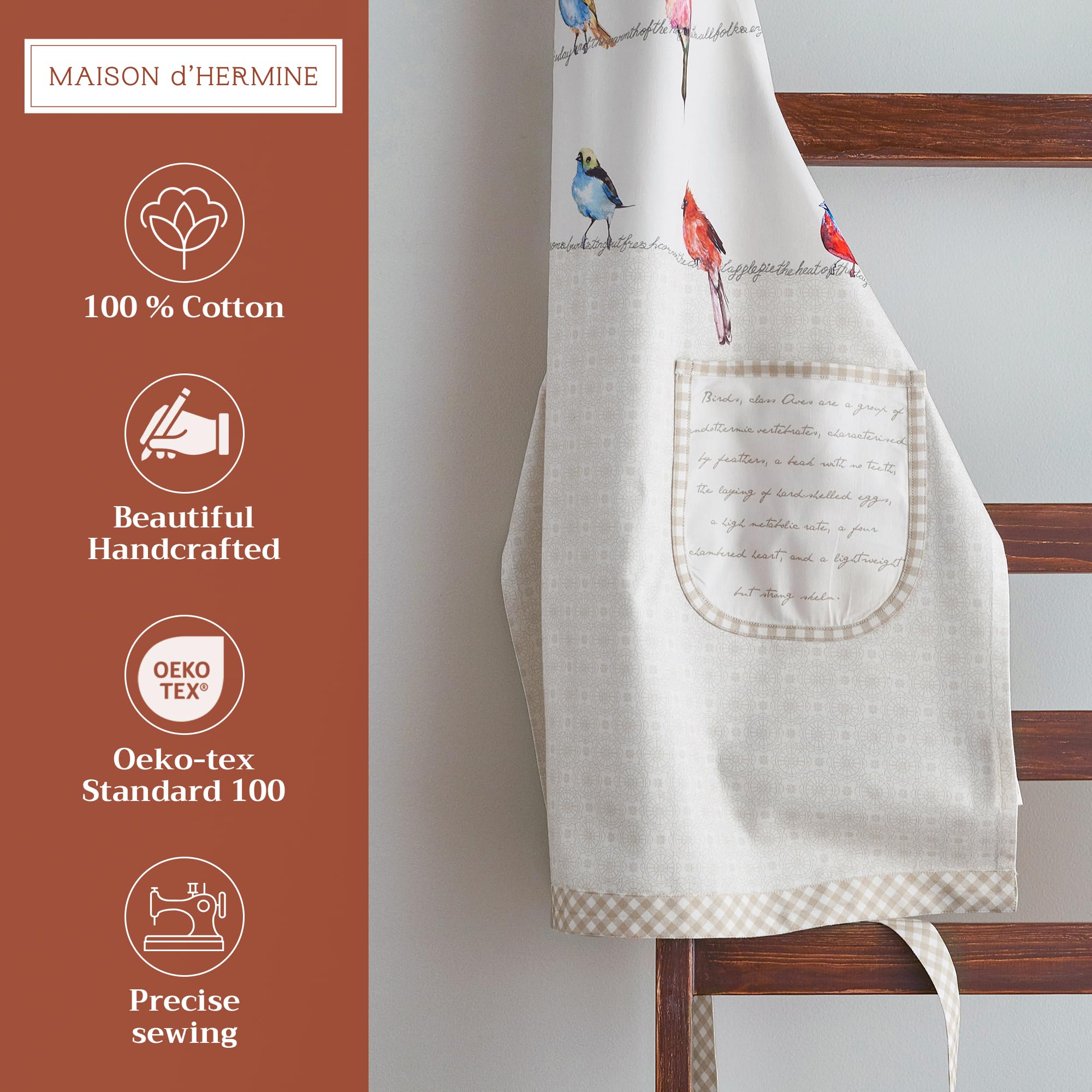 Maison d' Hermine pocket close-up highlighting roomy storage and accessibility