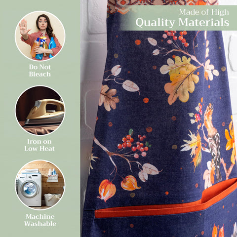 Maison d' Hermine watercolor pattern close-up highlighting hand-painted artistry and color depth