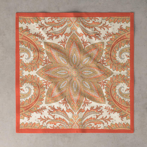Maison d' Hermine back label showing made in India and care instructions for longevity