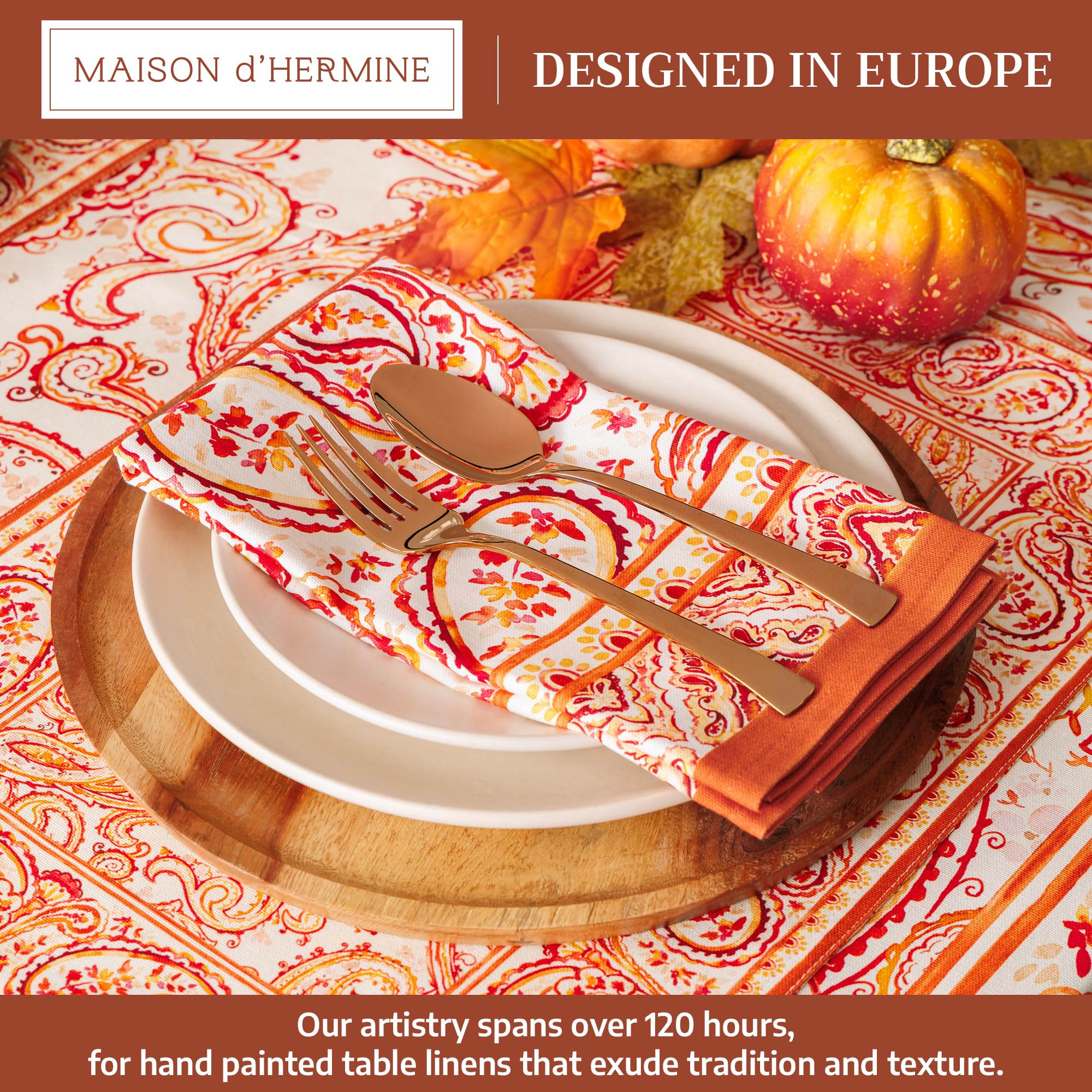 Maison d'Hermine close-up of watercolor print highlighting artisanal detail benefit: rich hand-painted color