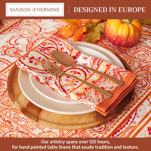 Maison d'Hermine close-up of watercolor print highlighting artisanal detail benefit: rich hand-painted color