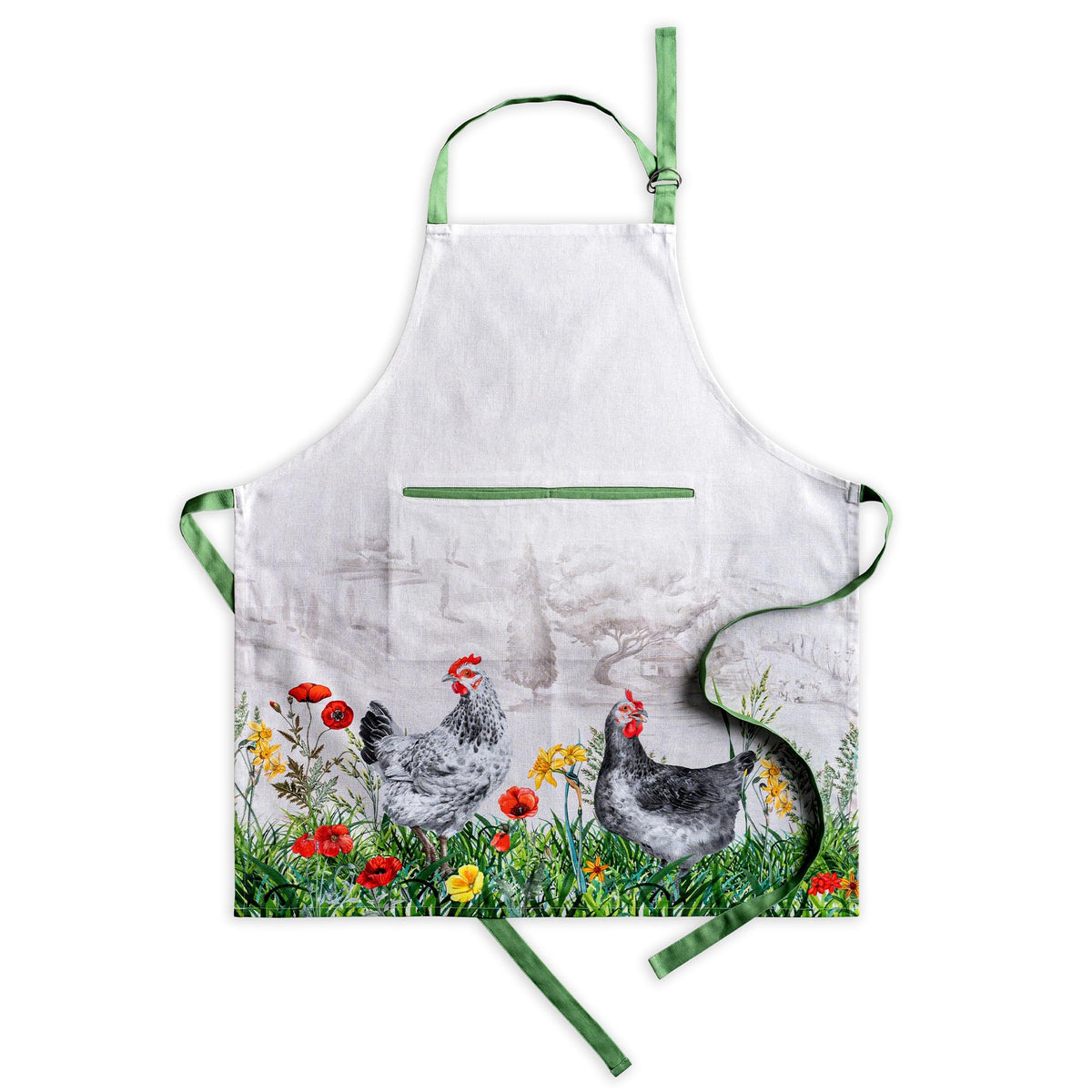Maison d' Hermine front view showing full apron coverage and elegant design