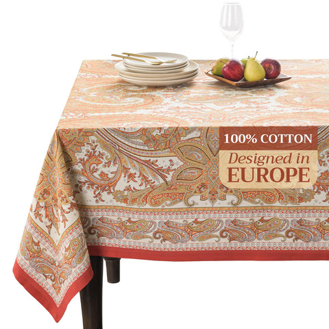 Maison d' Hermine front view showing full pattern and elegant coverage
