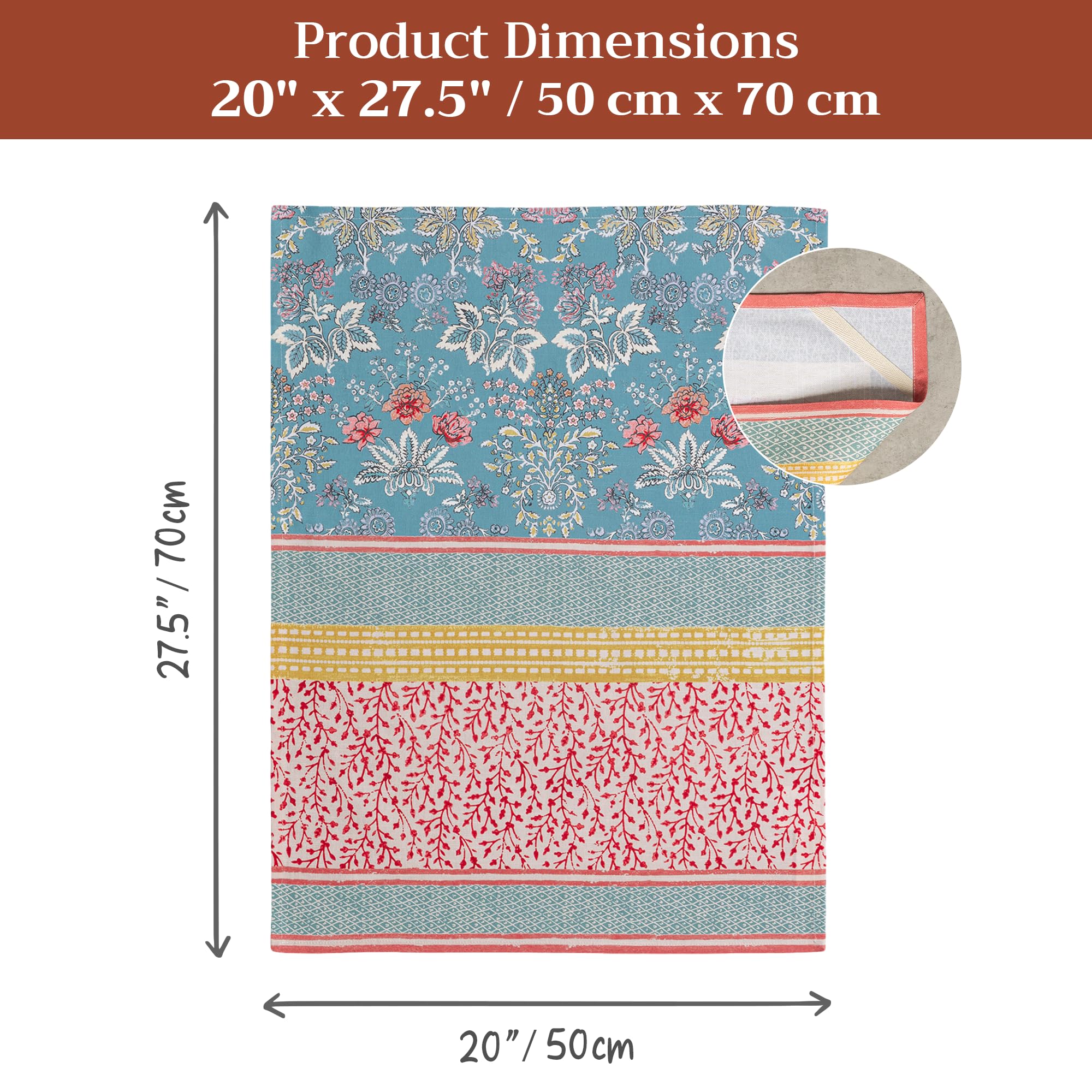 Maison d' Hermine towels styled in a bright kitchen, elevates countertop decor