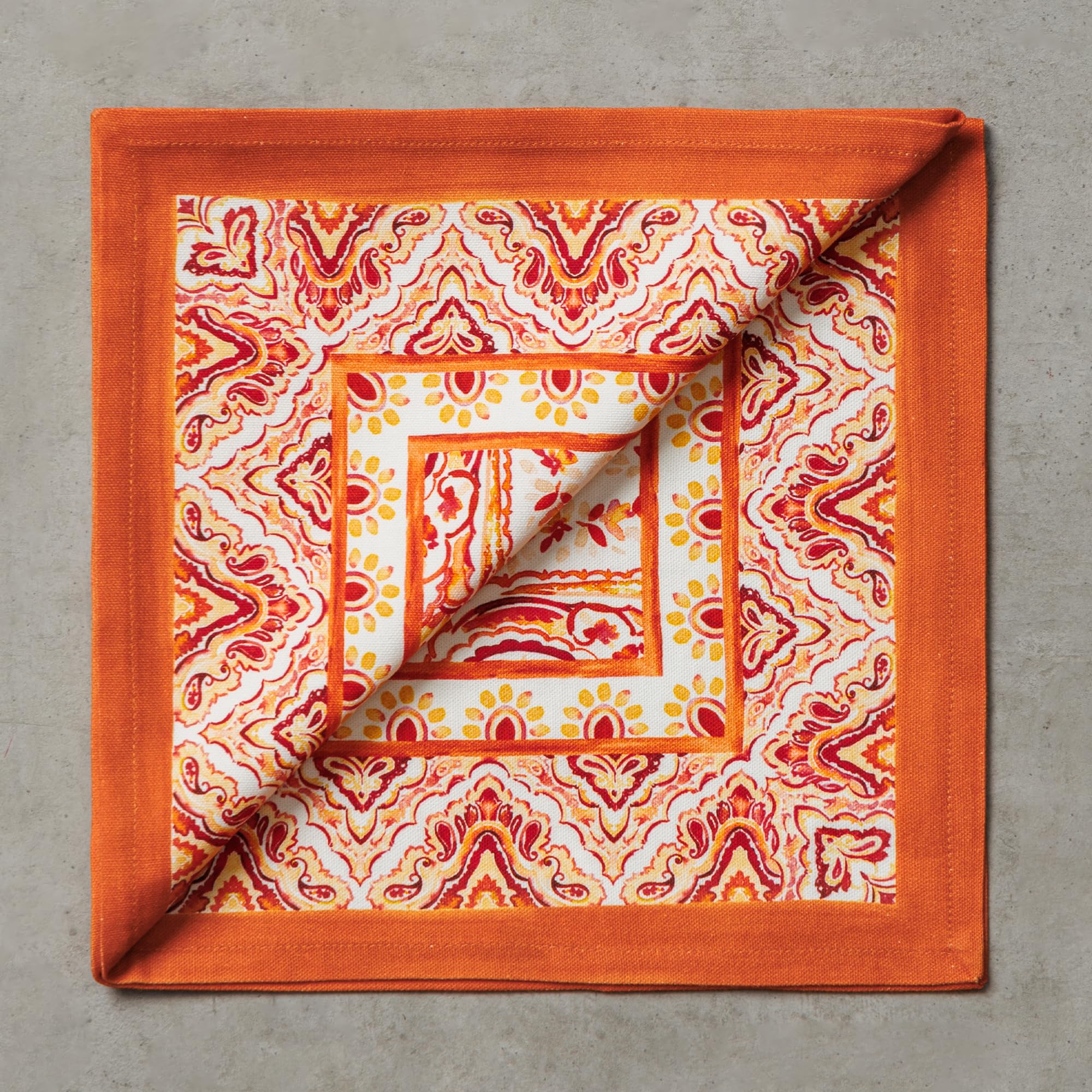 Maison d'Hermine napkins packaged as gift showing presentation benefit: ready for gifting