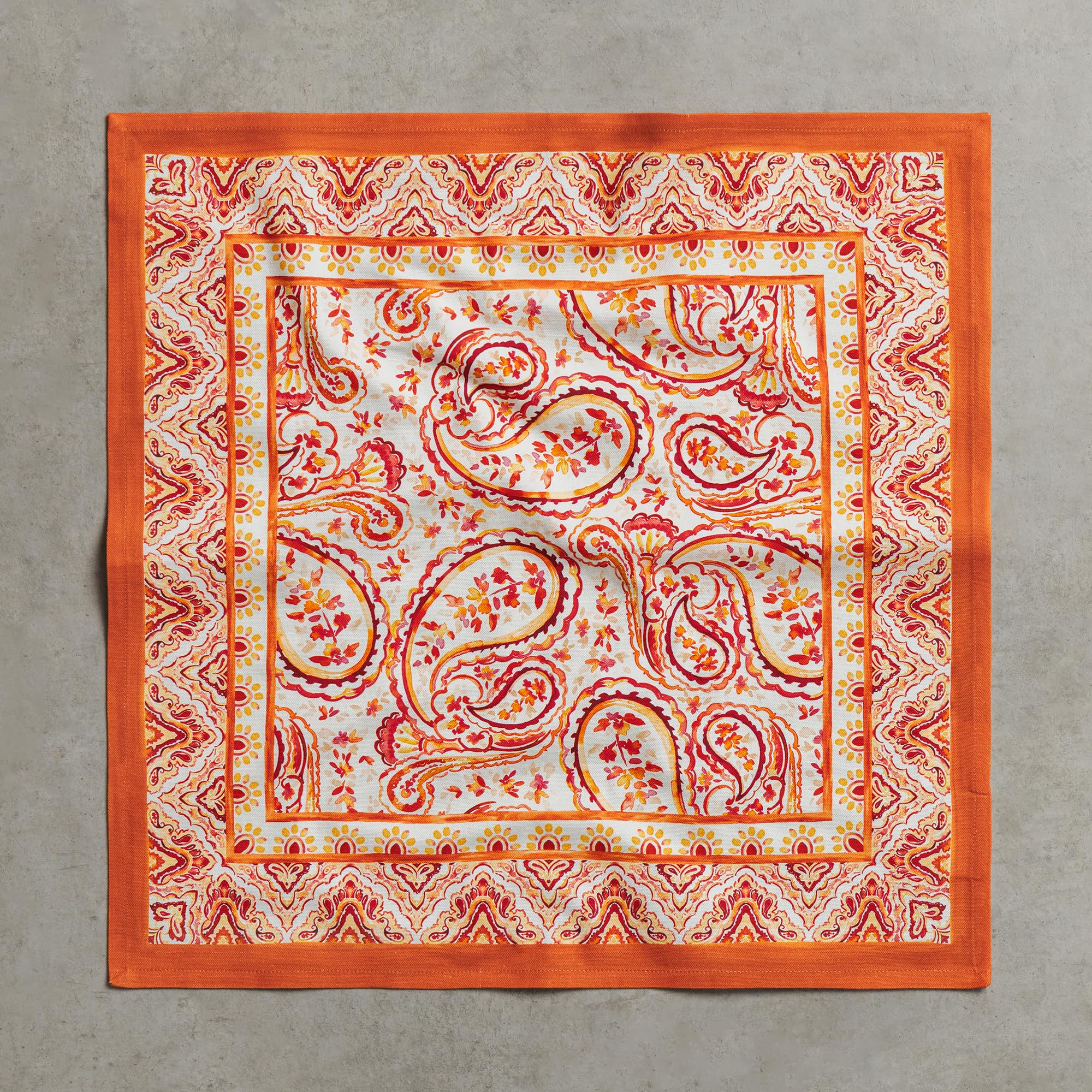 Maison d'Hermine napkins styled for holiday table showing seasonal appeal benefit: festive decor